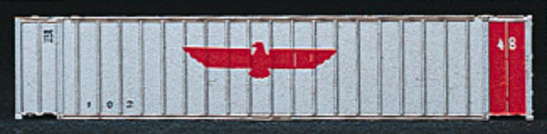 Picture of N Scale - 48' Rib-Side Container - APC