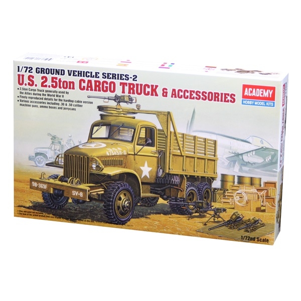 Picture of 1:72 Scale - U.S 2.5 Ton Cargo Truck And Accessories