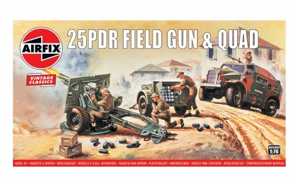 Picture of 1:76 Scale - 25 Pdr Field Gun and Quad