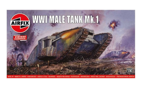 Picture of 1:76 Scale - WWI Male Tank Mk.I