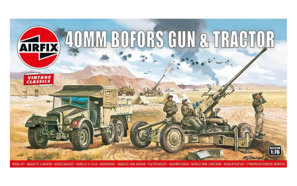 Picture of 1:76 Scale - Bofors 40mm Gun & Tractor