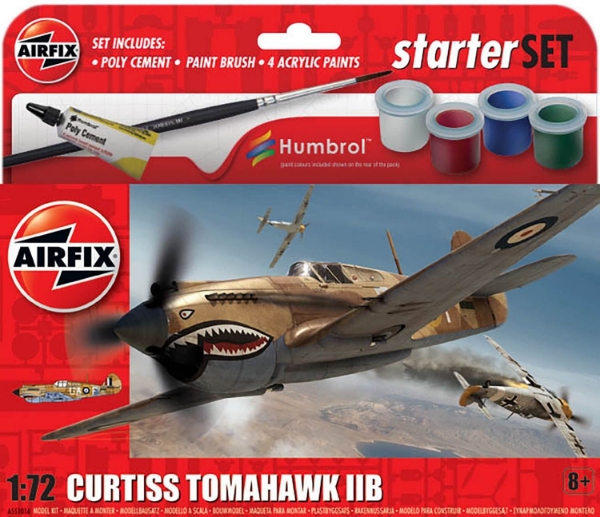 Picture of 1/72 Scale - Curtis Tomahawk IIB Starter Set