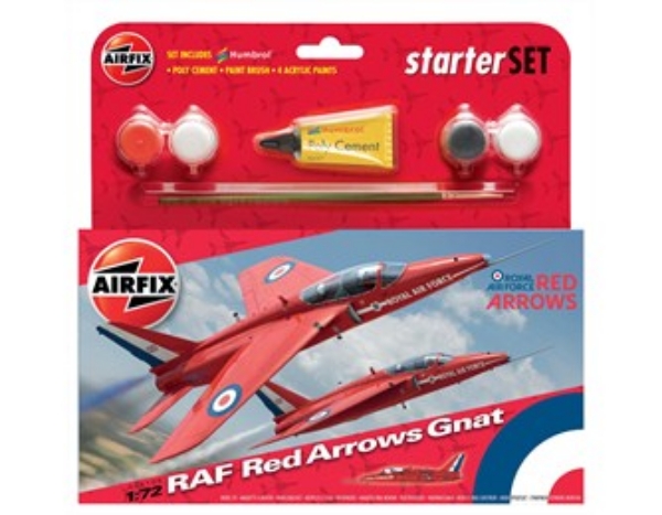 Picture of 1/72 Scale - RAF Red Arrows Gnat Starter Set