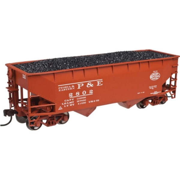 Picture of N Scale - 2 Bay Offset Hopper - Peroria & Eastern #2831