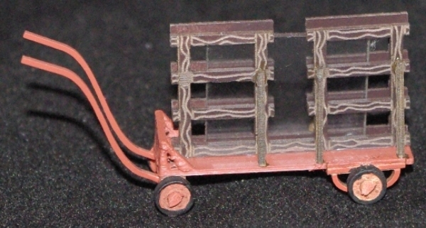 Picture of 1:87 Scale - Glass Carrying Horse Drawn Wagon - Kit