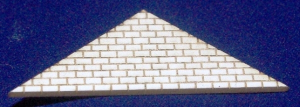 Picture of HO Scale - Building Blocks - Roof Triangle - Bricks