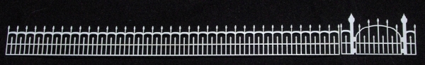 Picture of HO Scale Ornate Fence and Gate