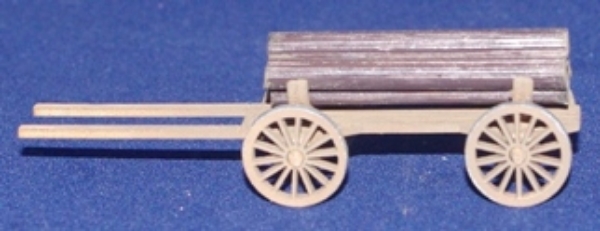 Picture of 1:87 Scale - Wood Carrying Horse Drawn Wagon - Kit