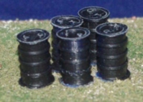 Picture of HO Scale - Oil Drums - 5 Pack