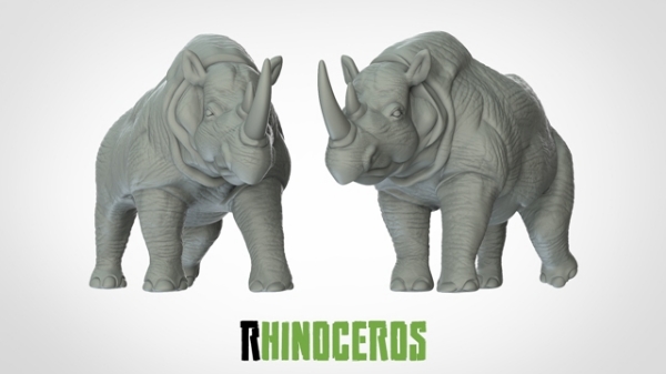 Picture of 1:72 Scale - Rhinoceros - New Pose 1