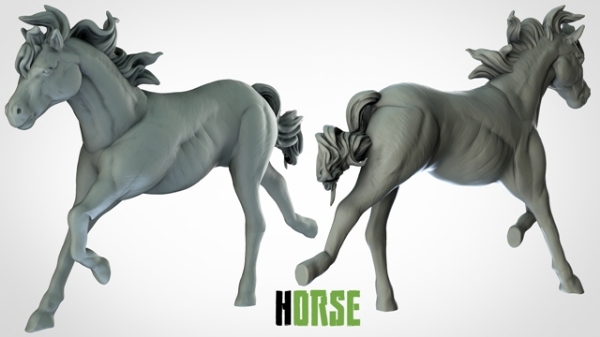 Picture of 1:72 Scale - Horse (2 Pack)