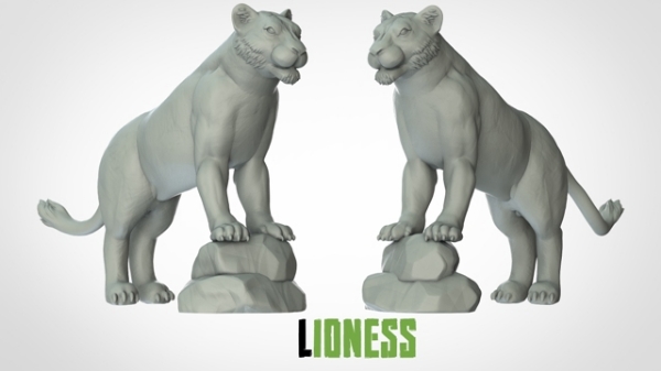 Picture of Lioness (Suitable For 32mm Scale)