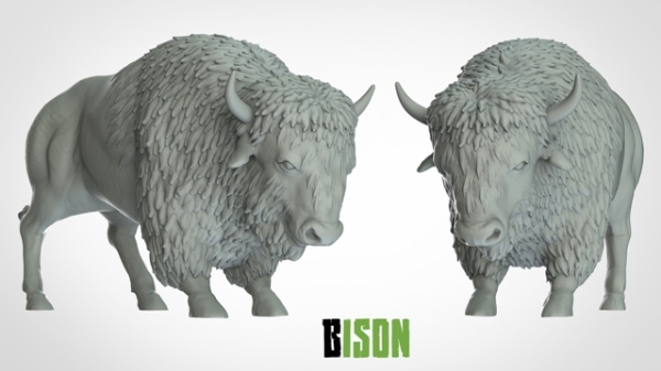 Picture of Bison (Suitable for 32mm Scale)