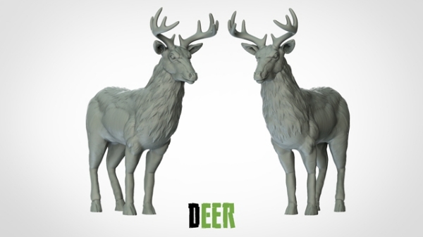 Picture of Deer - New Pose 3 (Suitable for 32mm Scale)