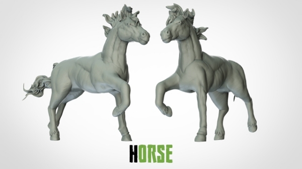 Picture of 1:72 Scale - Horse - New Pose 3 (2 Pack)