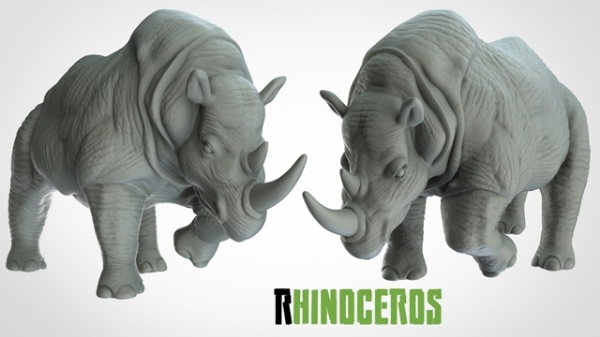 Picture of Rhinoceros (Suitable for 32mm scale)