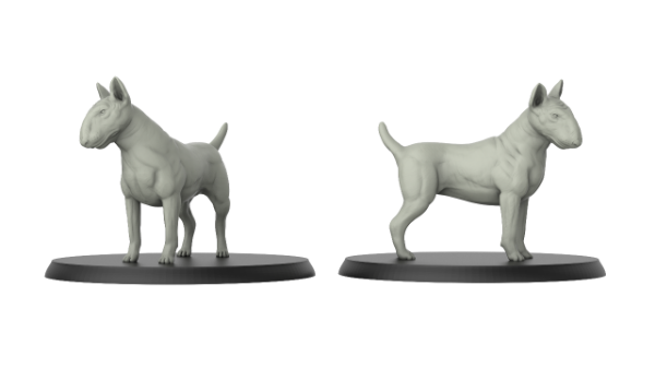 Picture of 1:87 Scale - Bull Terrier (5 Pack)