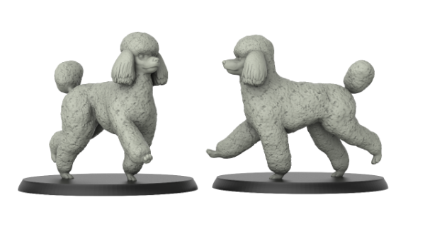 Picture of 1:72 Scale - Poodle (5 Pack)