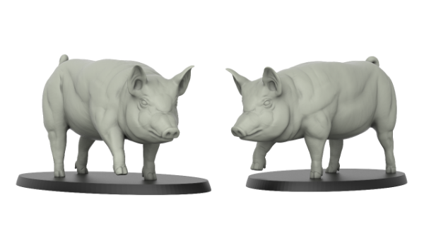 Picture of 1:87 Scale - Pig 2 (5 Pack)