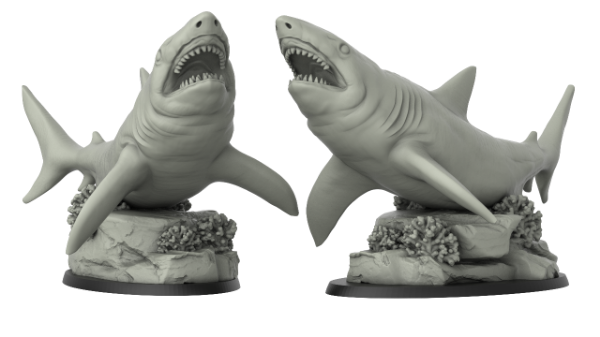 Picture of 1:87 Scale - Shark 2 and Rock