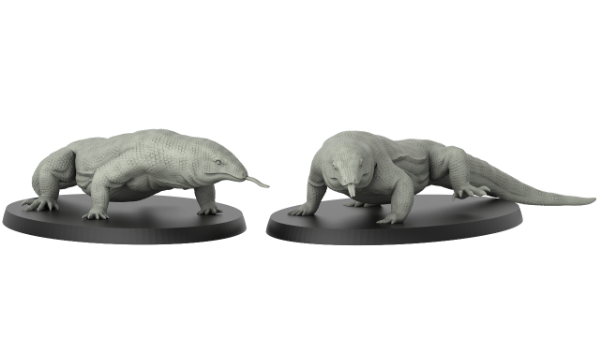 Picture of 1:87 Scale - Komodo Dragon 2 (2 Pack)