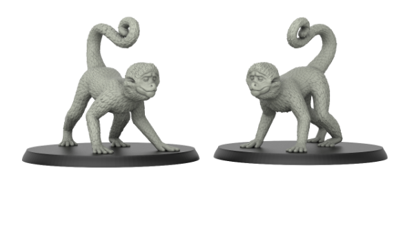 Picture of 1:87 Scale - Monkey 2 (5 Pack)