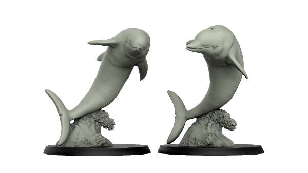 Picture of 1:72 Scale - Dolphin and Wave New Pose