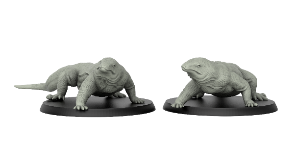 Picture of 1:72 Scale - Komodo Dragon 2 New Pose (2 Pack)