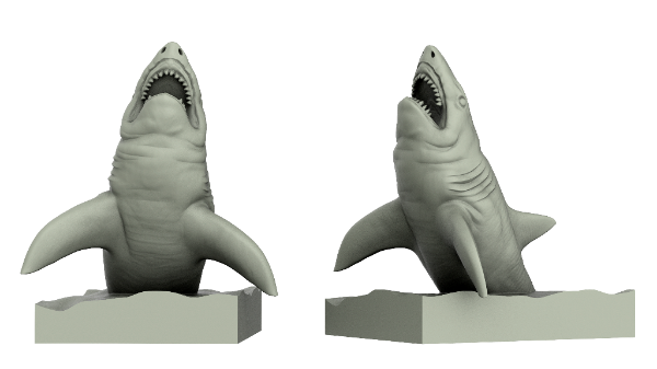 Picture of 1:72 Scale - Wave and Shark 2 New Pose