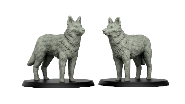 Picture of 1:72 Scale - German Shepherd (5 Pack)