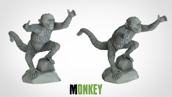 Picture of Monkey (2 Pack) (Suitable for 32mm Scale)