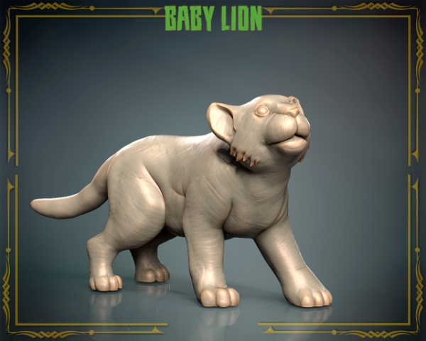 Picture of Animals Set 3 - Family - Lion Baby (2 Pack)