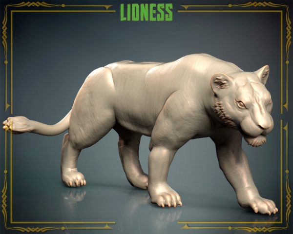 Picture of Animals Set 3 - 1:72 Scale - Family - Lioness (2 Pack)