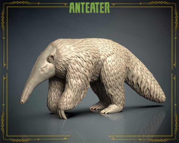 Picture of Animals Set 3 - 1:72 Scale - Anteater (5 Pack)