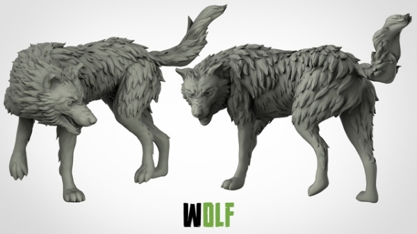 Picture of Wolf (Suitable for 32mm Scale)