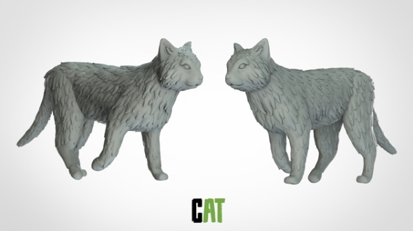 Picture of Cat (Suitable for 32mm Scale)