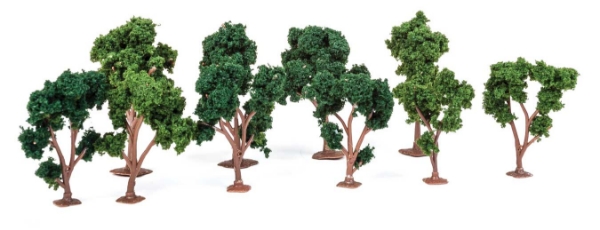 Picture of Green Deciduous Trees (10 Pack) - 2" - 3"