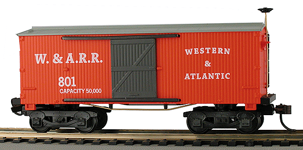 Picture of HO Scale - Wooden Vintage Freight Car - W&A - 1860 Box Car