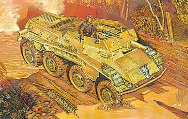 Picture of 1:72 Scale - Schwerer Panzerkanonenwagen SD.Kfz. 234/3