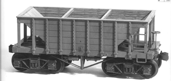 Picture of HO Scale - 2 Wood Ore Cars - Kit