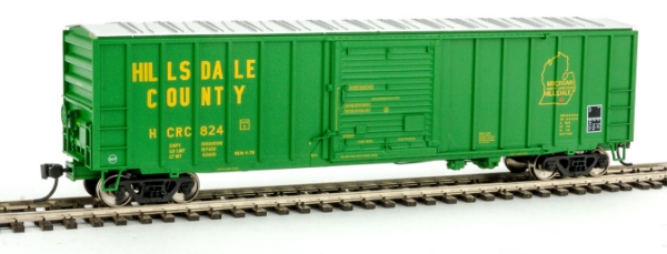 Picture of HO Scale - 50' ACF Exterior Post Boxcar - Hilldale County #824