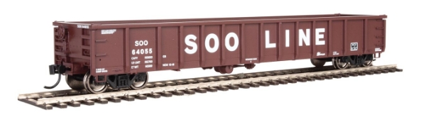 Picture of HO Scale - 53' Railgon Gondola "Soo Line #64055"