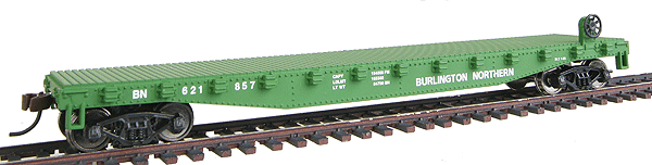 Picture of 50' Steel Flat Car "Burlington Northern"