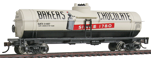 Picture of HO Scale - Baker Chocolate Tank Car