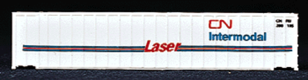 Picture of N Scale - 48' Rib - Side Container - CN Laser Service