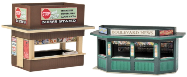 Picture of HO Scale - Two City Sidewalk News Stands