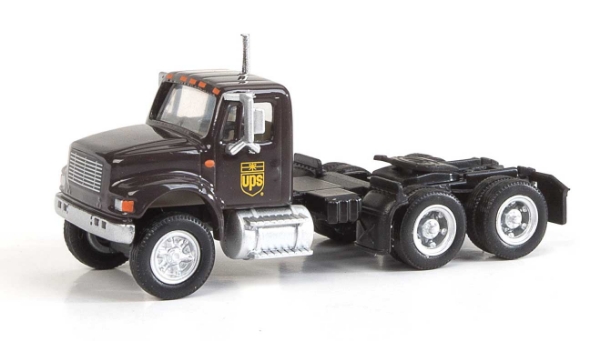 Picture of 1:87 Scale - International 4900 Dual Axle Semi Tractor UPS (Bow Tie Scheme)