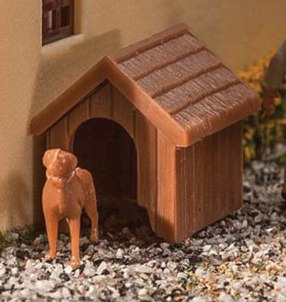 Picture of HO Scale - Dog and Kennel