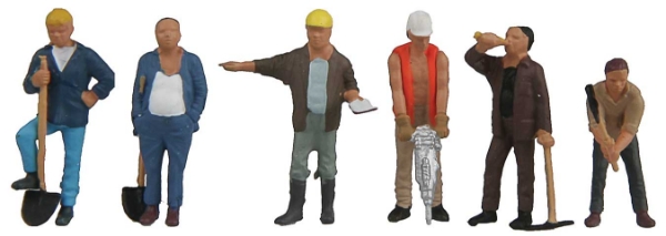 Picture of HO Scale Construction Workers