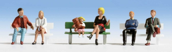 Picture of HO Scale - Seated People Set 1